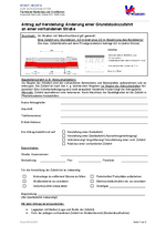 Antrag auf Herstellung / Änderung einer Grundstückszufahrt an einer vorhandenen Straße